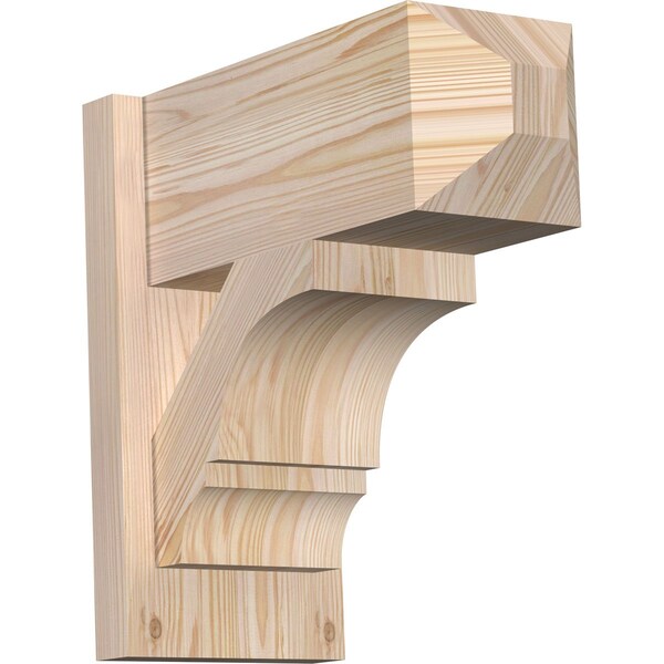 Ekena Millwork Balboa Craftsman Smooth Outlooker, Douglas Fir, 7 1/2"W x 16"D x 16"H OUT08X16X16BOA04SDF - main